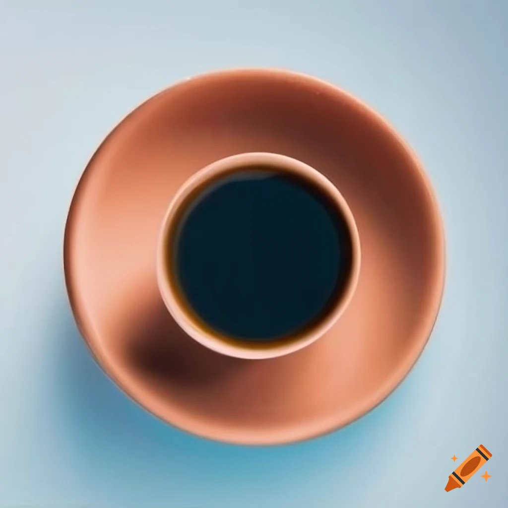black tea in a white cup for menu design