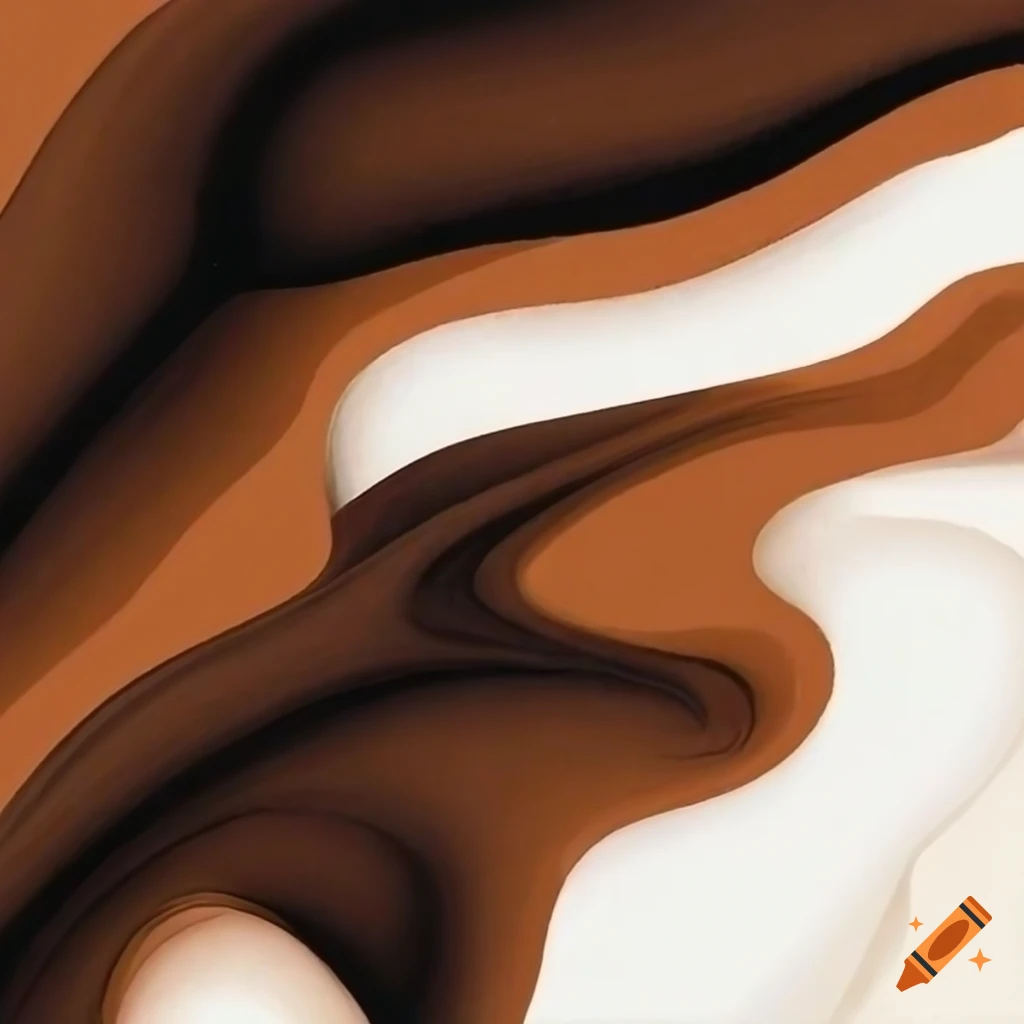 Black and brown abstract art on Craiyon