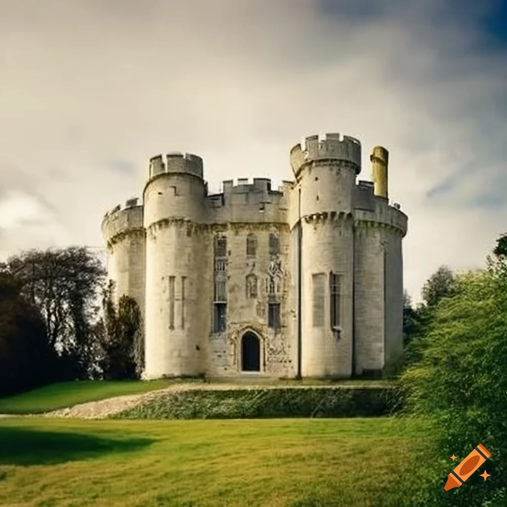 white stone castle similar to Arundel Castle