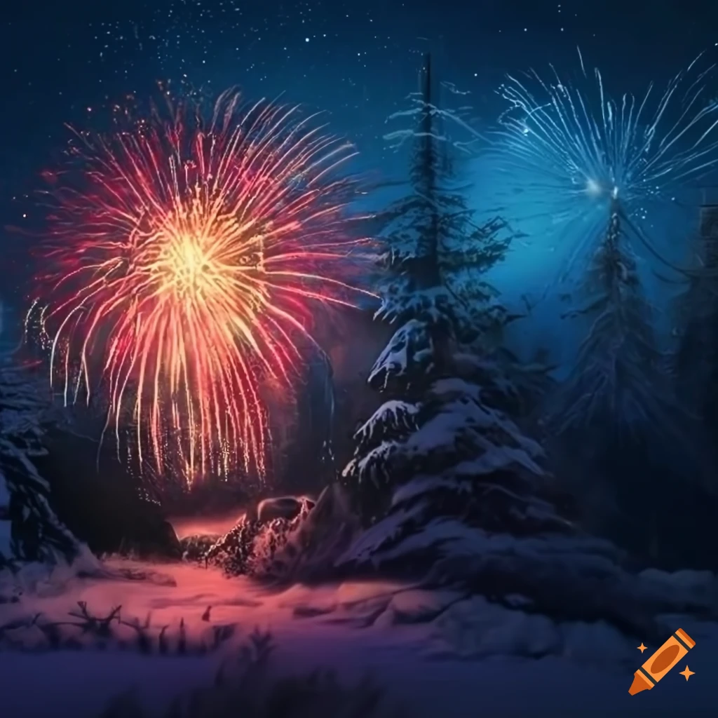 Vibrant And Magical Scene Of Elves Creating Fireworks On Craiyon Vibrant And Magical Scene Of Elves Creating Fireworks On Craiyon