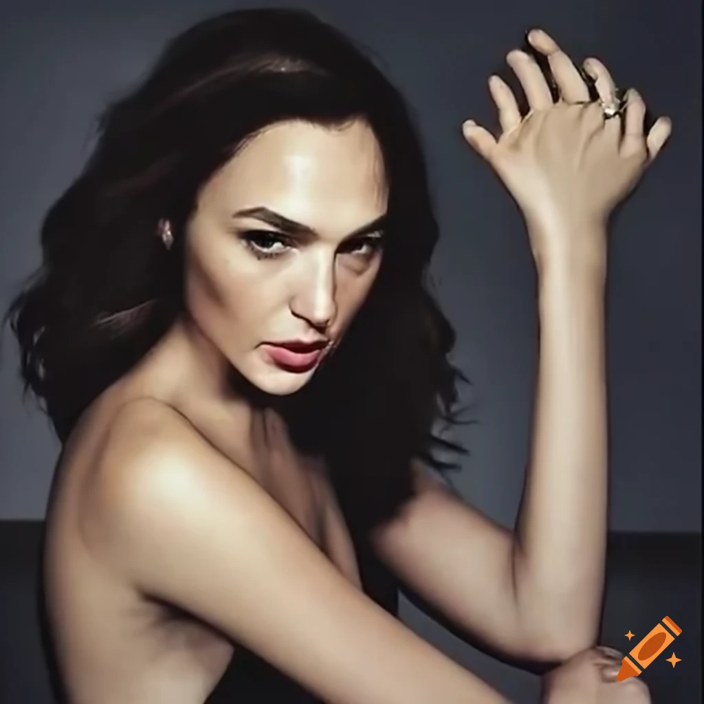 Gal Gadot With Tears Streaming Down Her Face On Craiyon