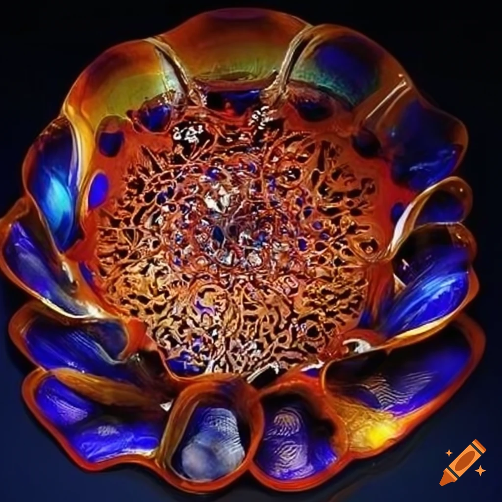 Dale chihuly's babylon 5 sculpture