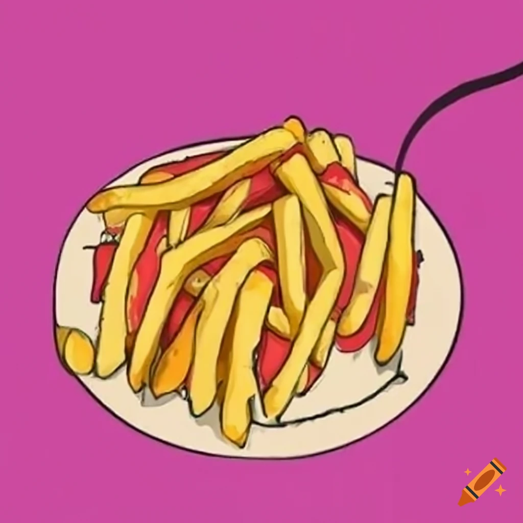 surreal-and-vibrant-colored-french-fries-on-craiyon