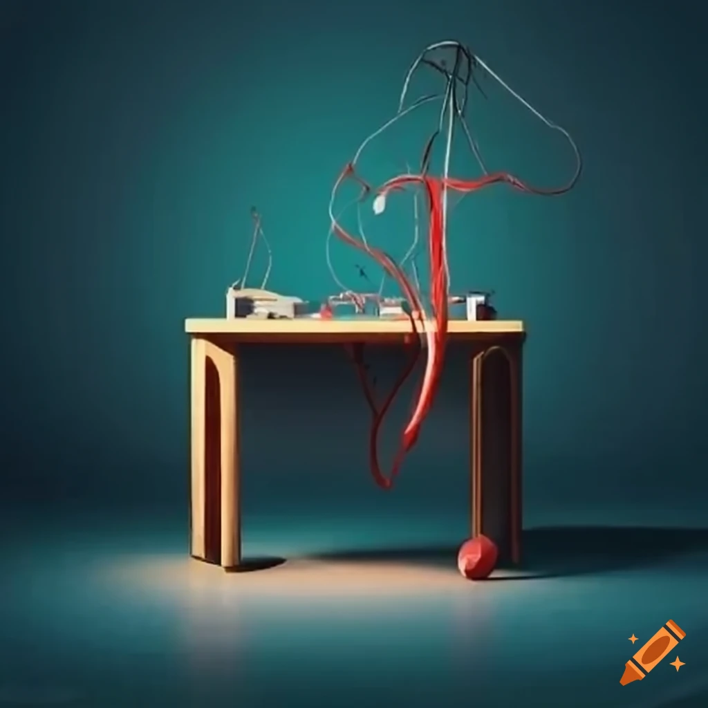 experimental physics setup on a table