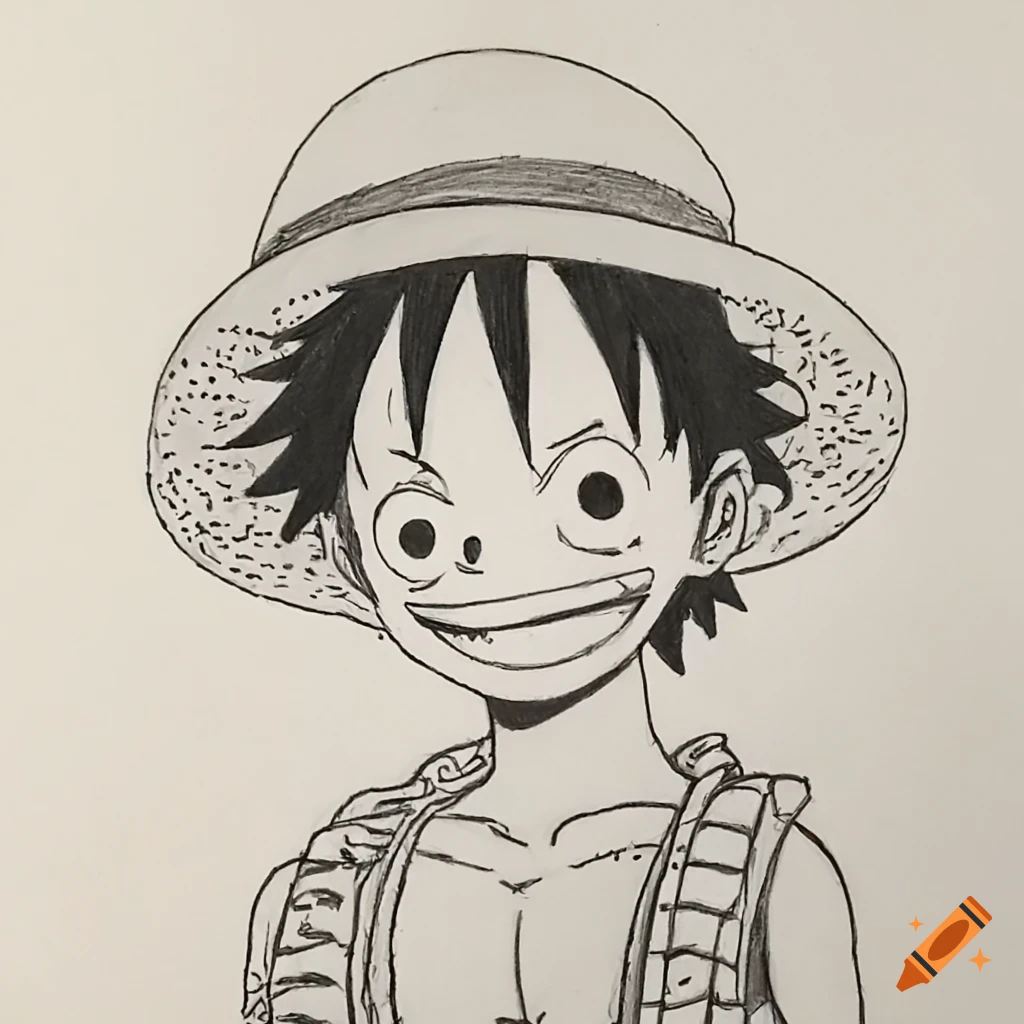 Luffy color drawing from One Piece a - My Art Dimension - Paintings &  Prints, Entertainment, Television, Anime - ArtPal