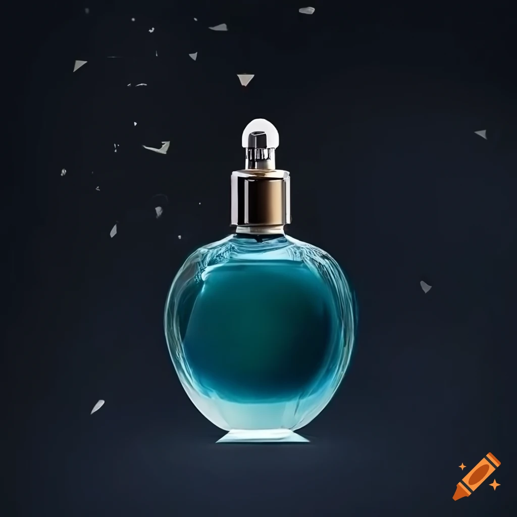 perfume in a futuristic space setting