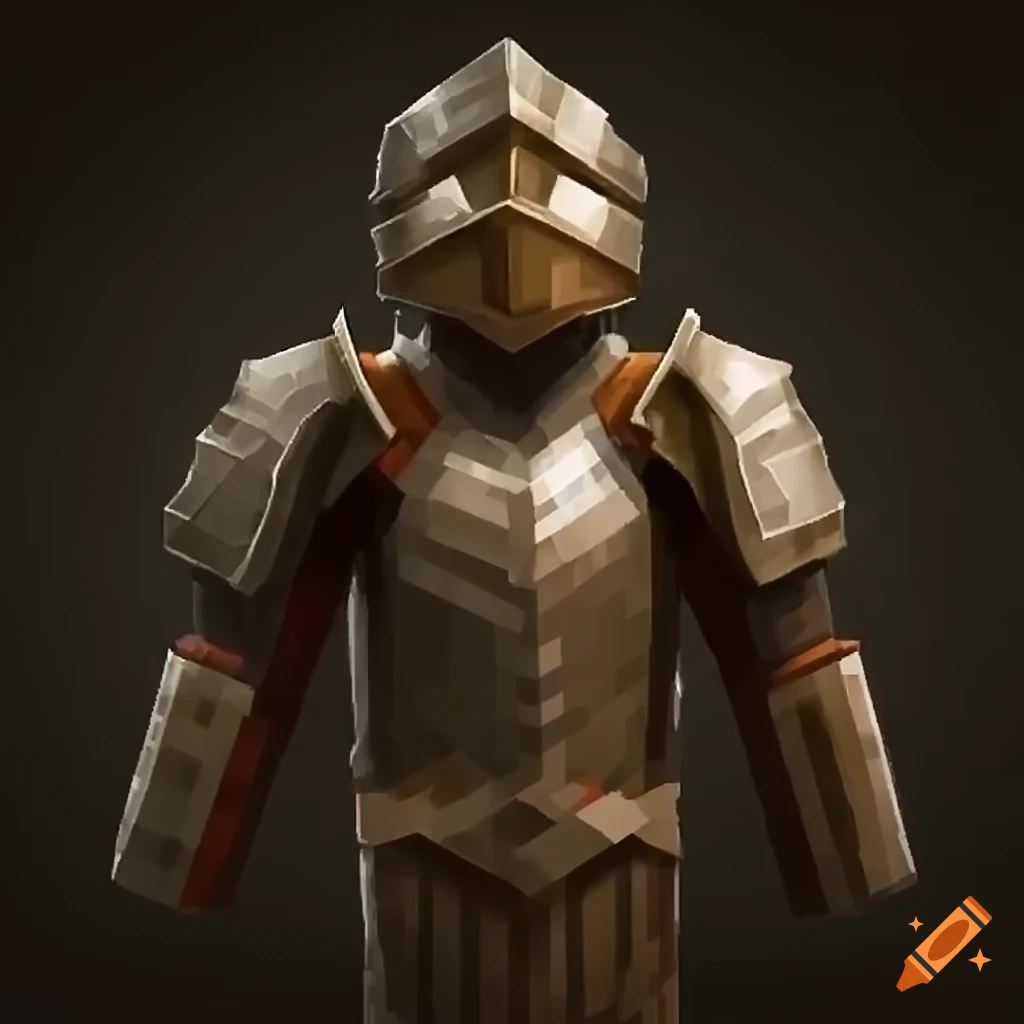 Minecraft armor on Craiyon