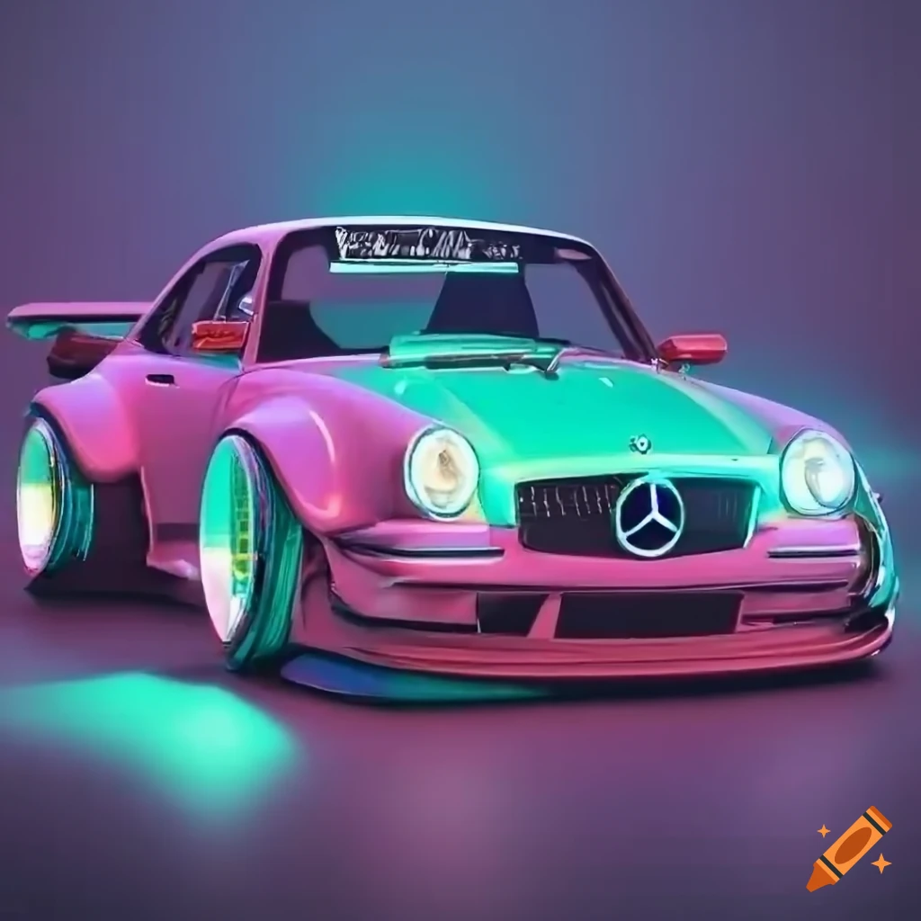 Render Of A Modified Vintage Mercedes Gulwing Amg On Craiyon