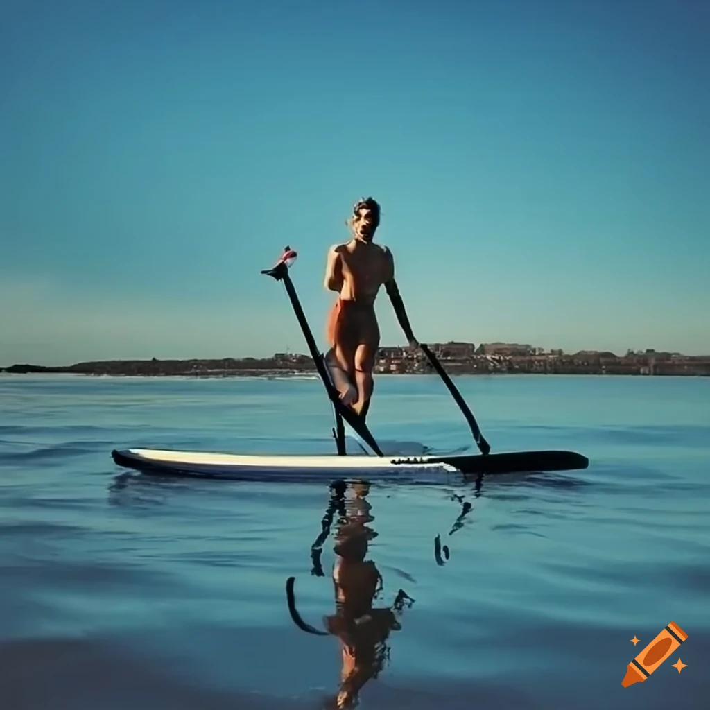 Redox paddle boarding in buenos aires on Craiyon