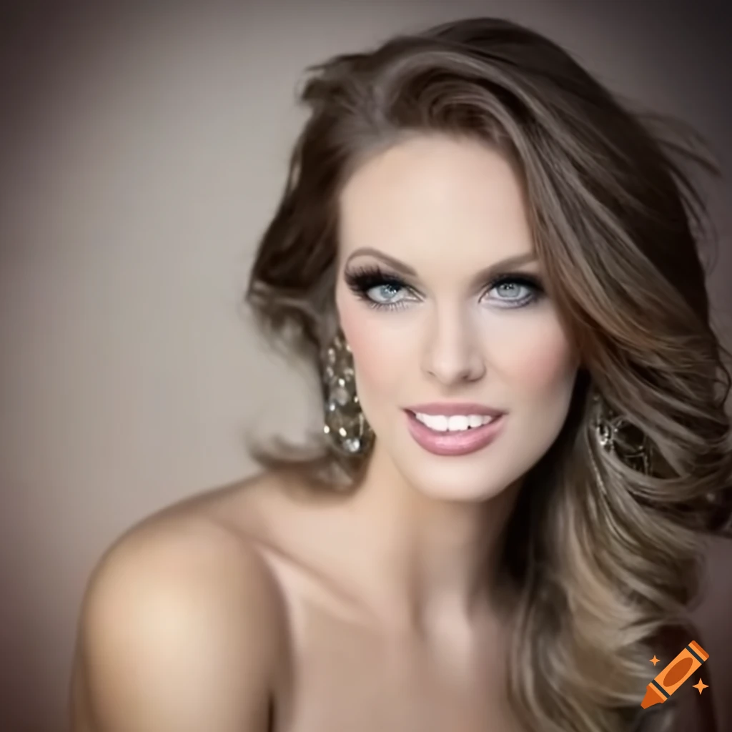 Portrait of heidi voight miss connecticut on craiyon