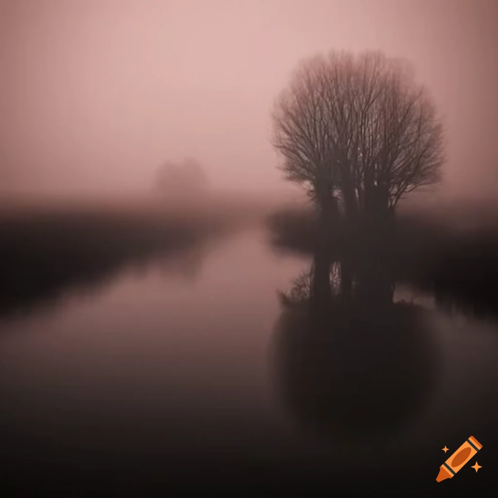 mysterious crime scene in the misty moors