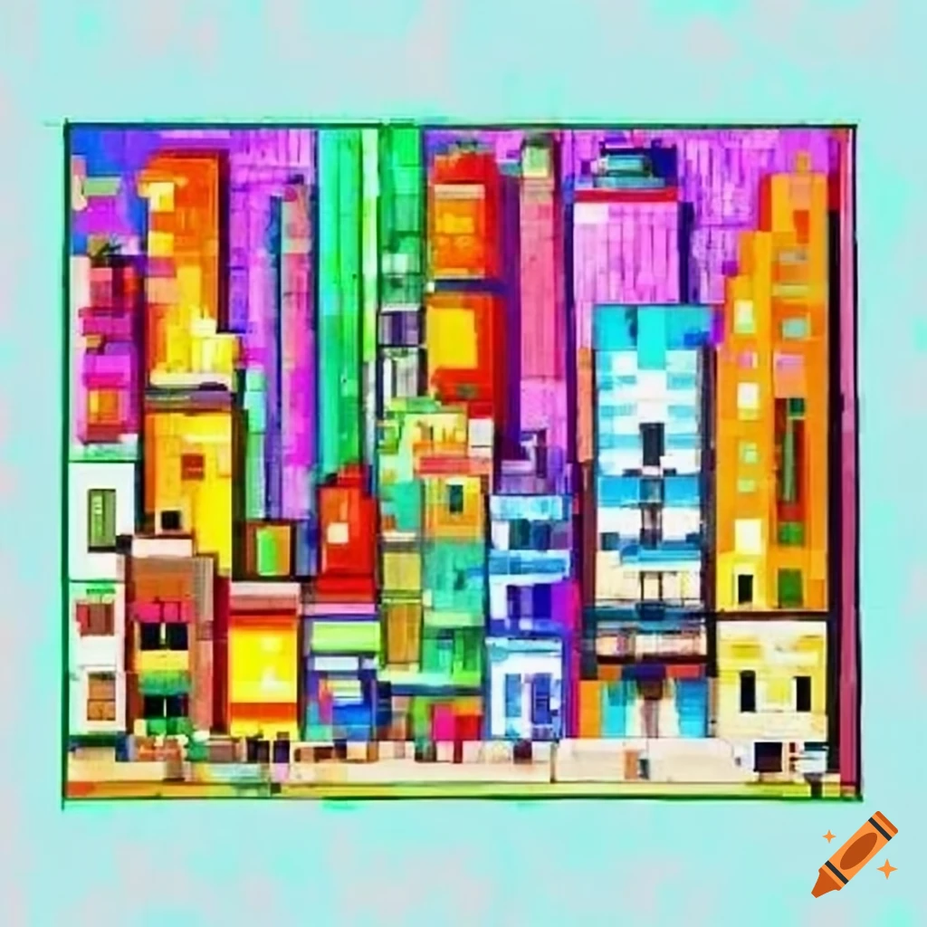Pixelated Artwork On Craiyon