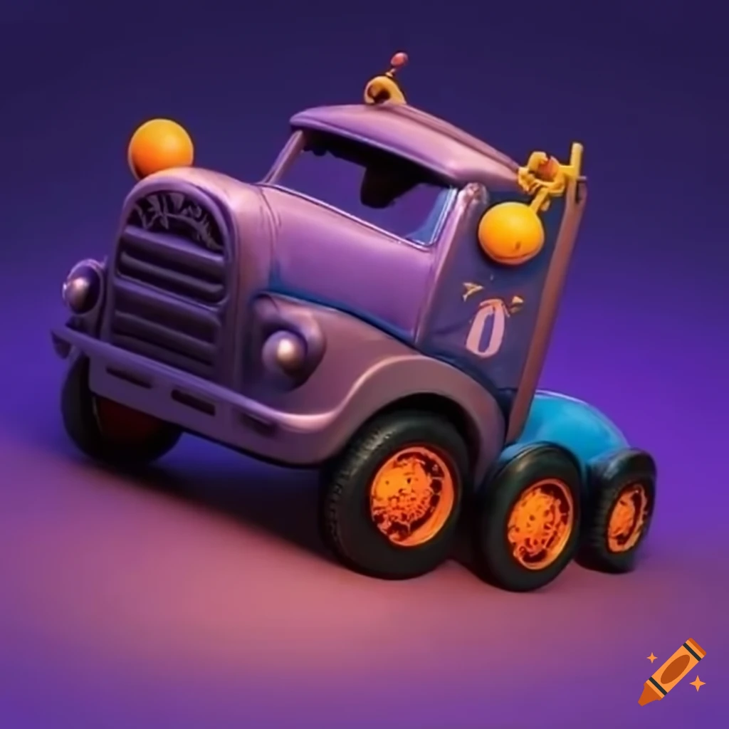advertisement of a toy monster truck