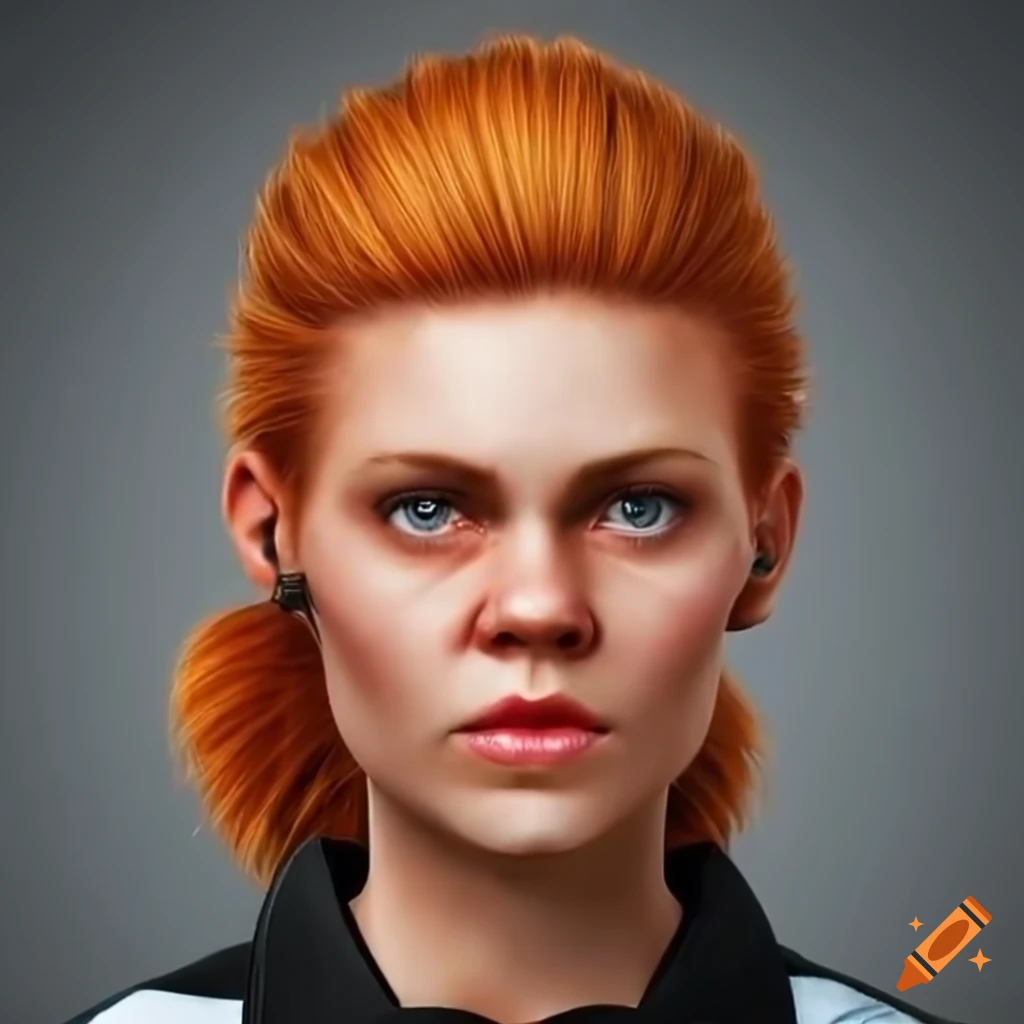 realistic-female-football-referee-with-ginger-hair