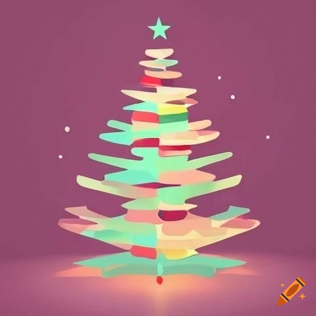 Modern And Minimalist Christmas T shirt With Geometric Christmas Tree modern-and-minimalist-christmas-t-shirt-with-geometric-christmas-tree