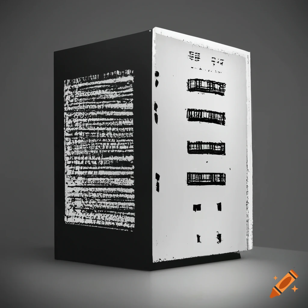illustration of servers and blockchain concept