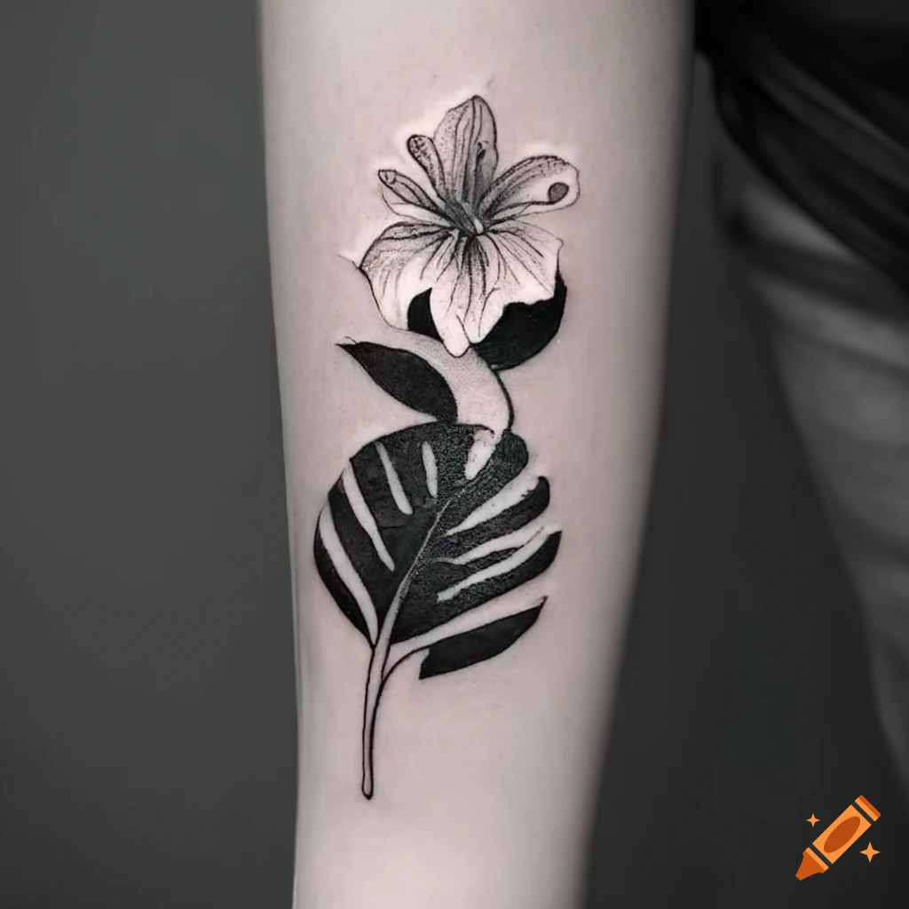 Palm Leaf Temporary Tattoo – NatureTats