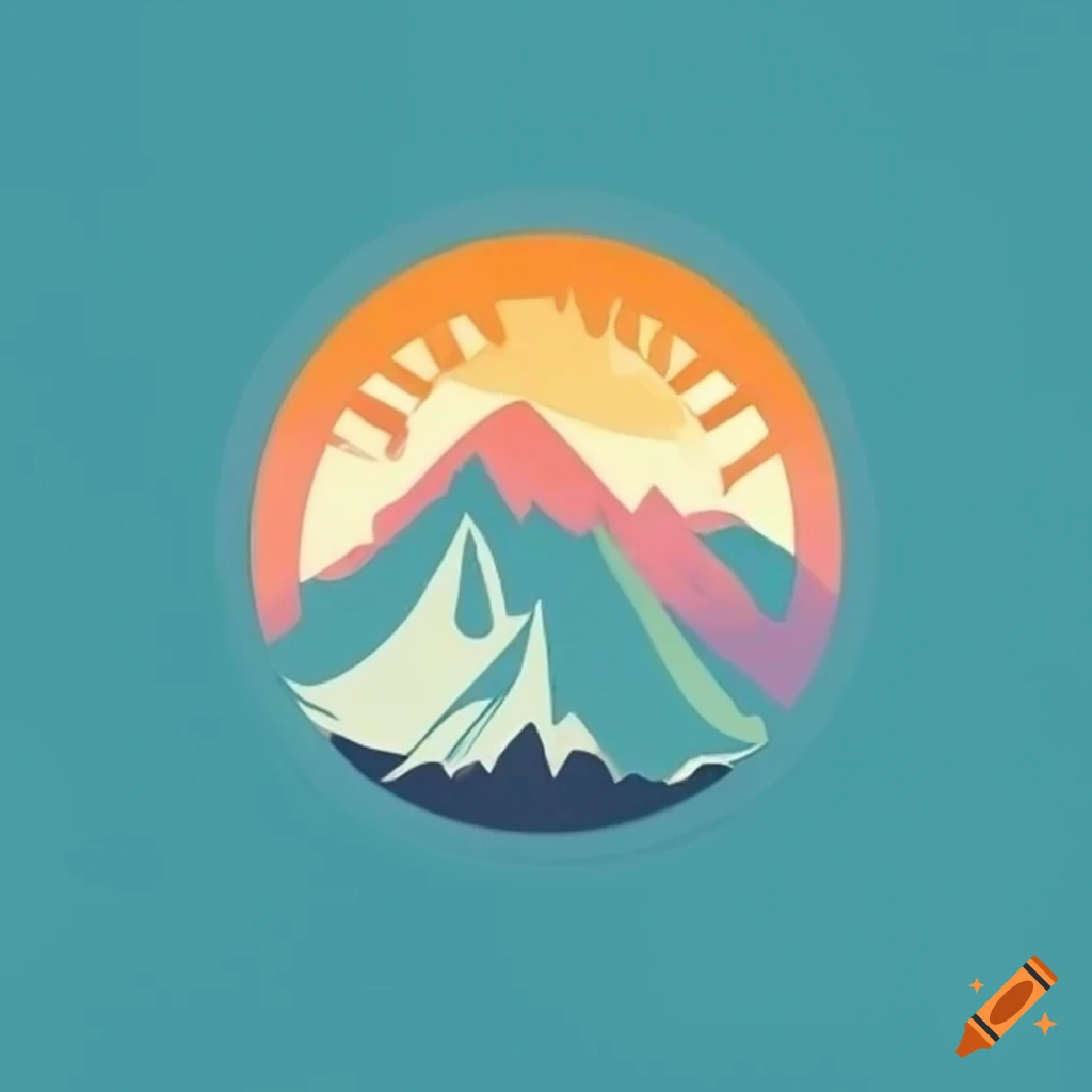 Mountains business logo on Craiyon