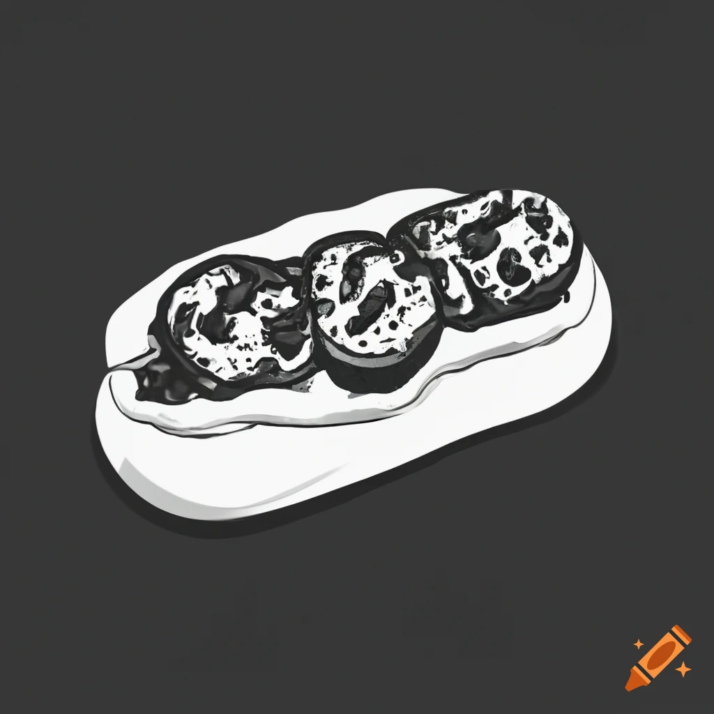 Delicious wavy meatball sub on Craiyon