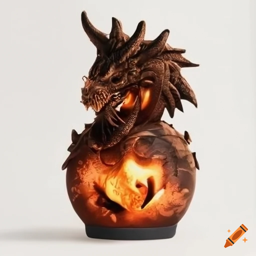 Dragonshaped aroma diffuser on Craiyon