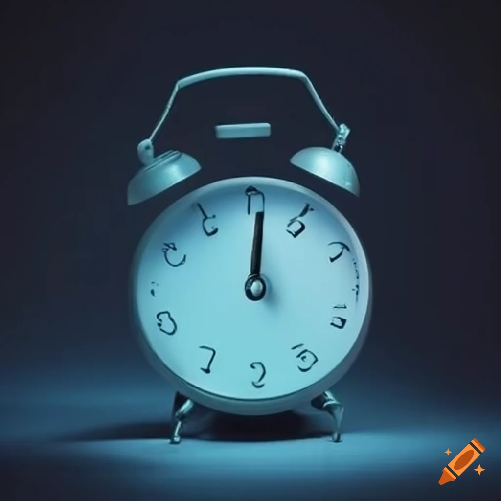 close-up of a snooze alarm clock