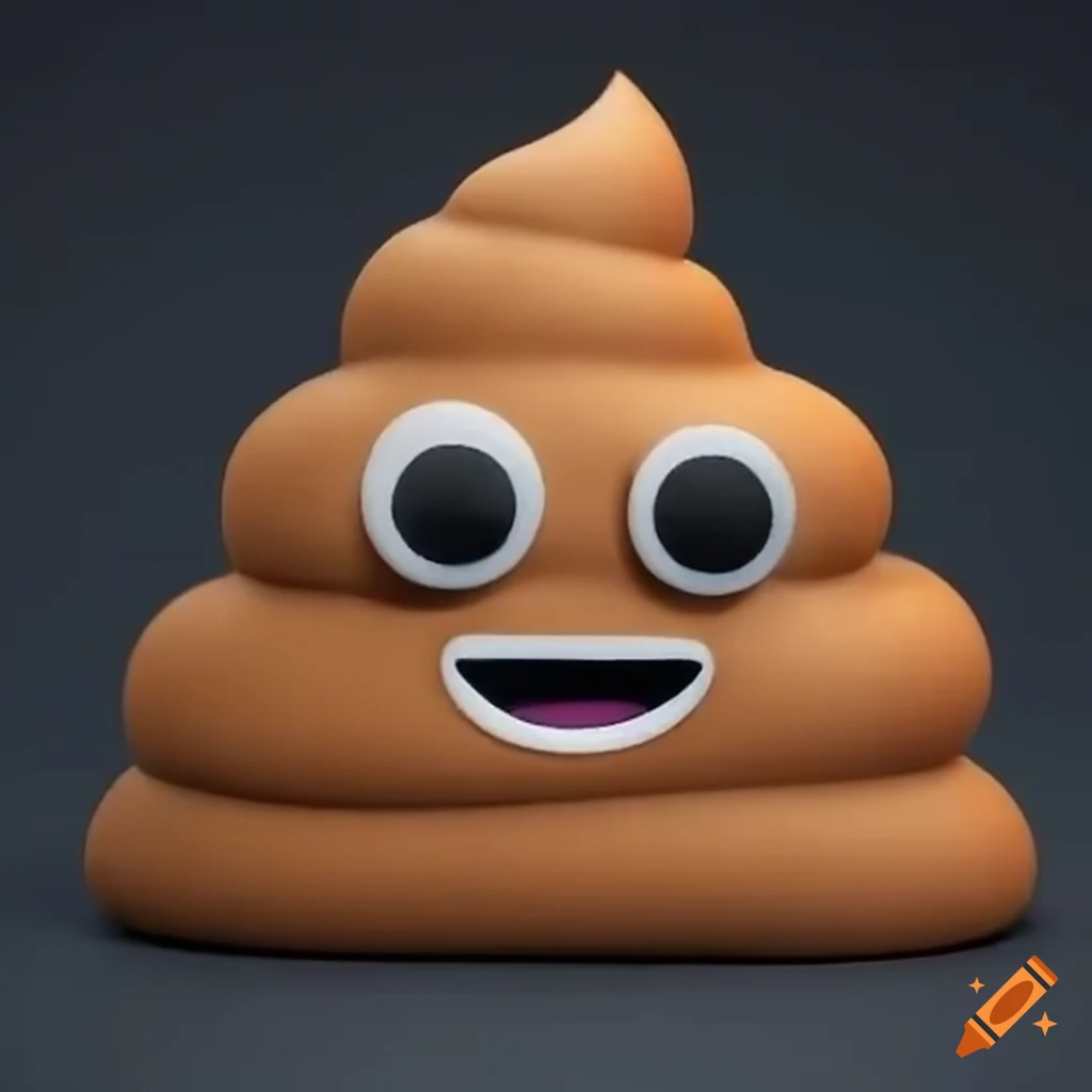 Poo emoji from aardman animations on Craiyon