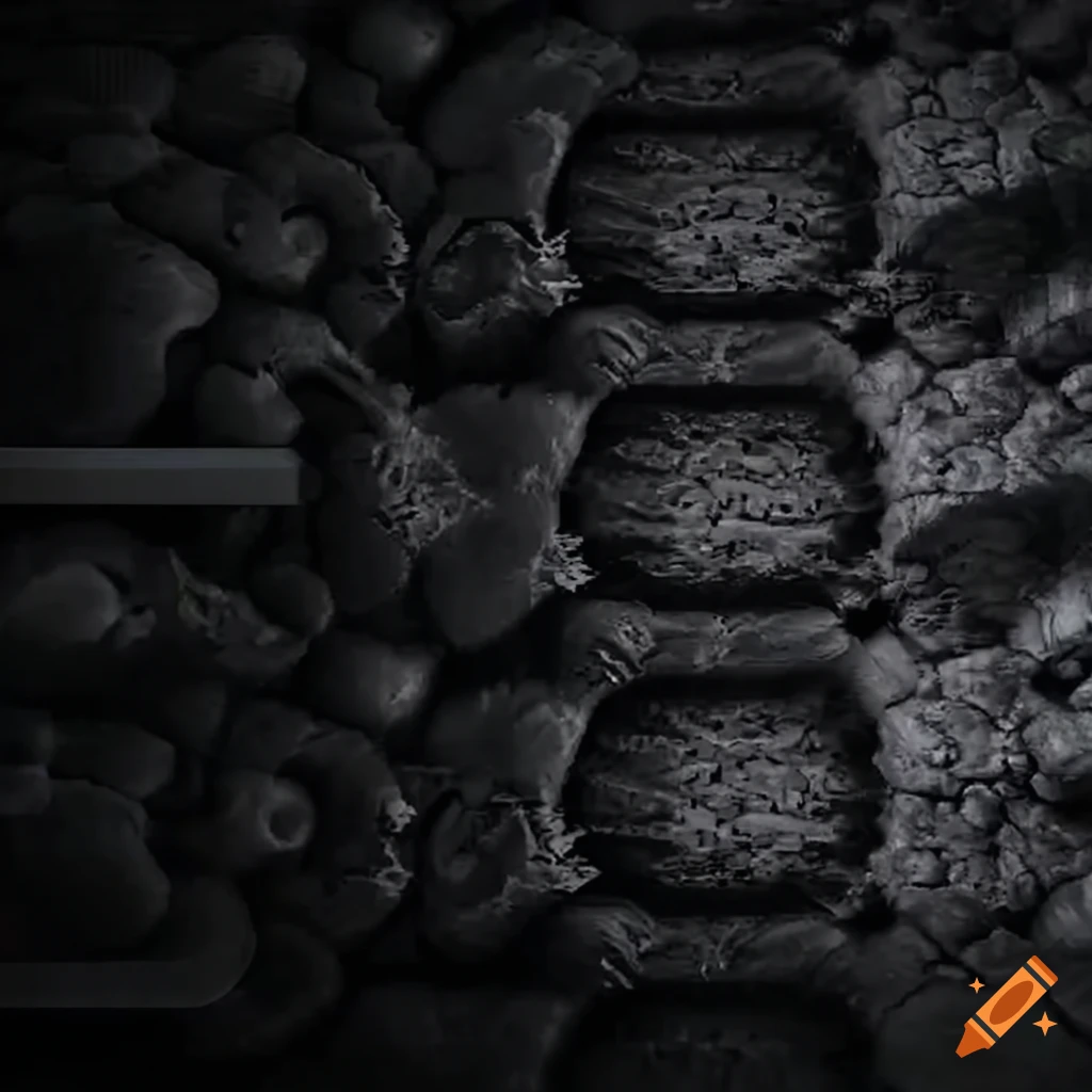 high-resolution 2D tiles inspired by H.R. Giger