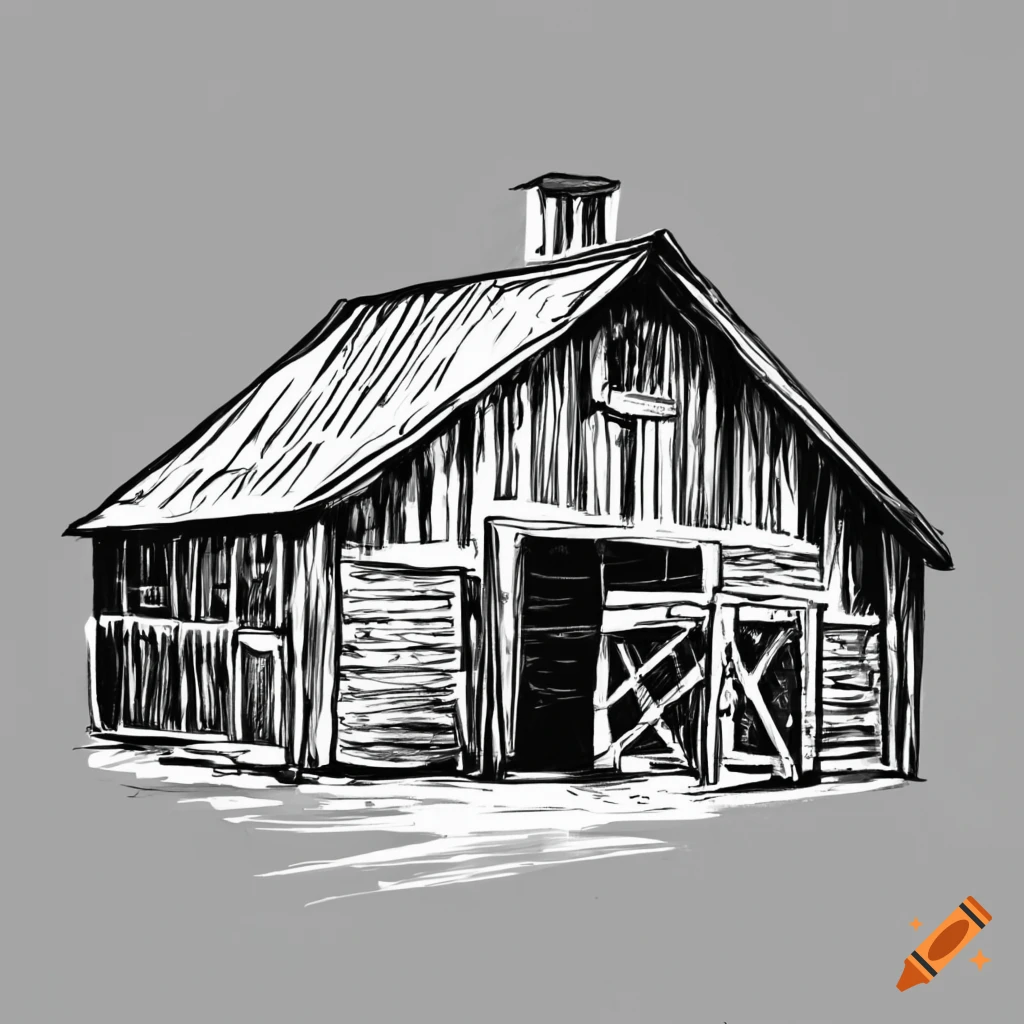 How to draw Cow shed !!.. - YouTube