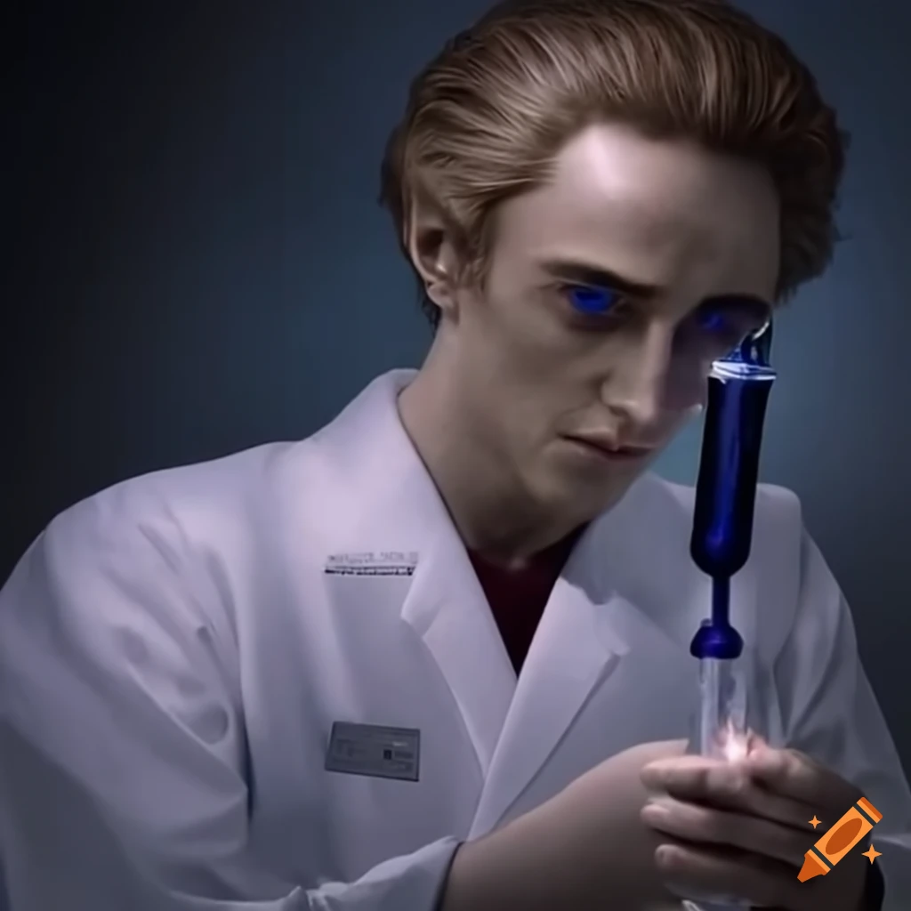 Image of paul from dune in a lab coat