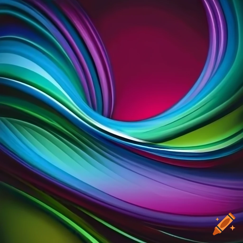 Colorful Waves Background