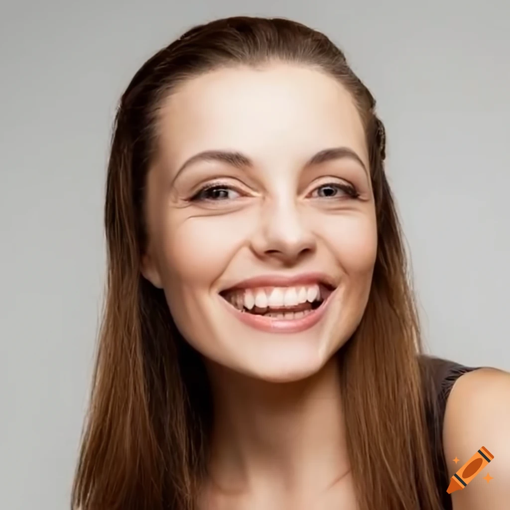 portrait of a woman with a beautiful smile