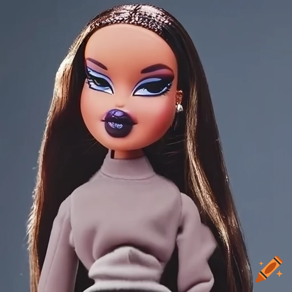 Bratz dolls and winx collaboration in y2k style with wings and