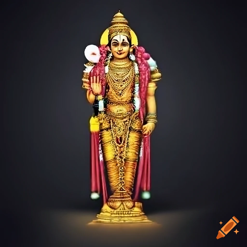 image of Murugan in the forest