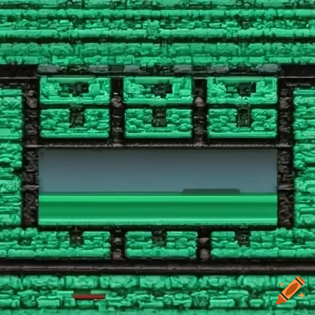 pixel art of a vertical shaft and platform tiles