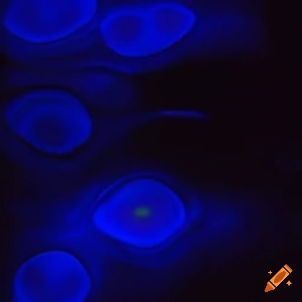 Microscopic Image Of Cells Undergoing Mitosis