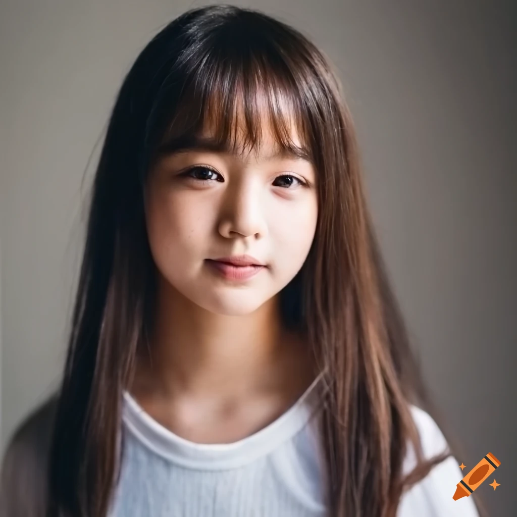 Portrait Of A 12 year old Actress With A Unique Heritage On Craiyon