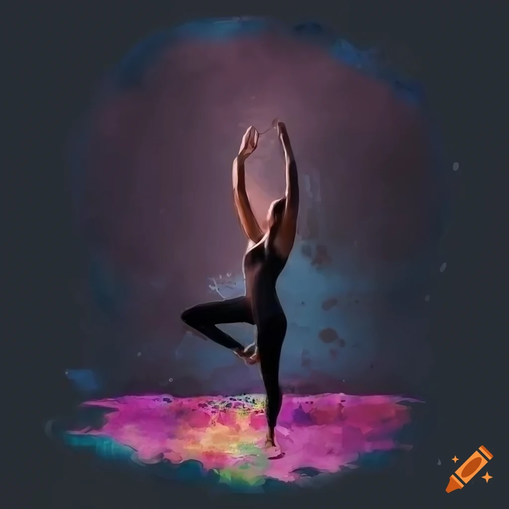 Yoga Love Watercolor Print Yoga Poses Heart Yoga Poster sold by Revocation  Burning | SKU 40262345 | 45% OFF Printerval