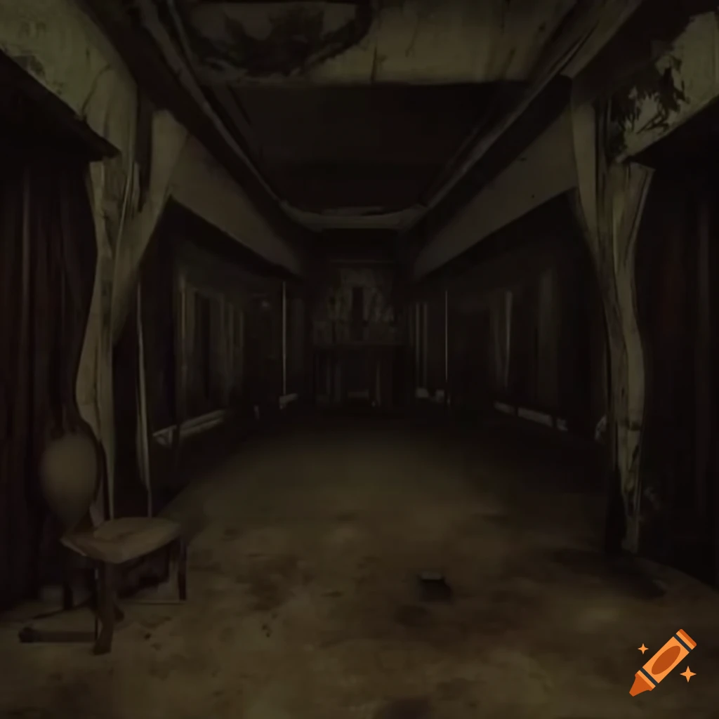 image of a twisted nightmare room