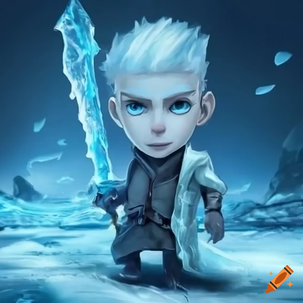 Imagen De Un Chico Con Espada De Hielo imagen-de-un-chico-con-espada-de-hielo