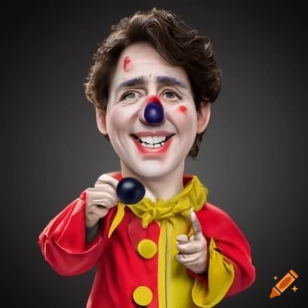Caricature Of Justin Trudeau In A Clown Costume On Craiyon caricature-of-justin-trudeau-in-a-clown-costume-on-craiyon