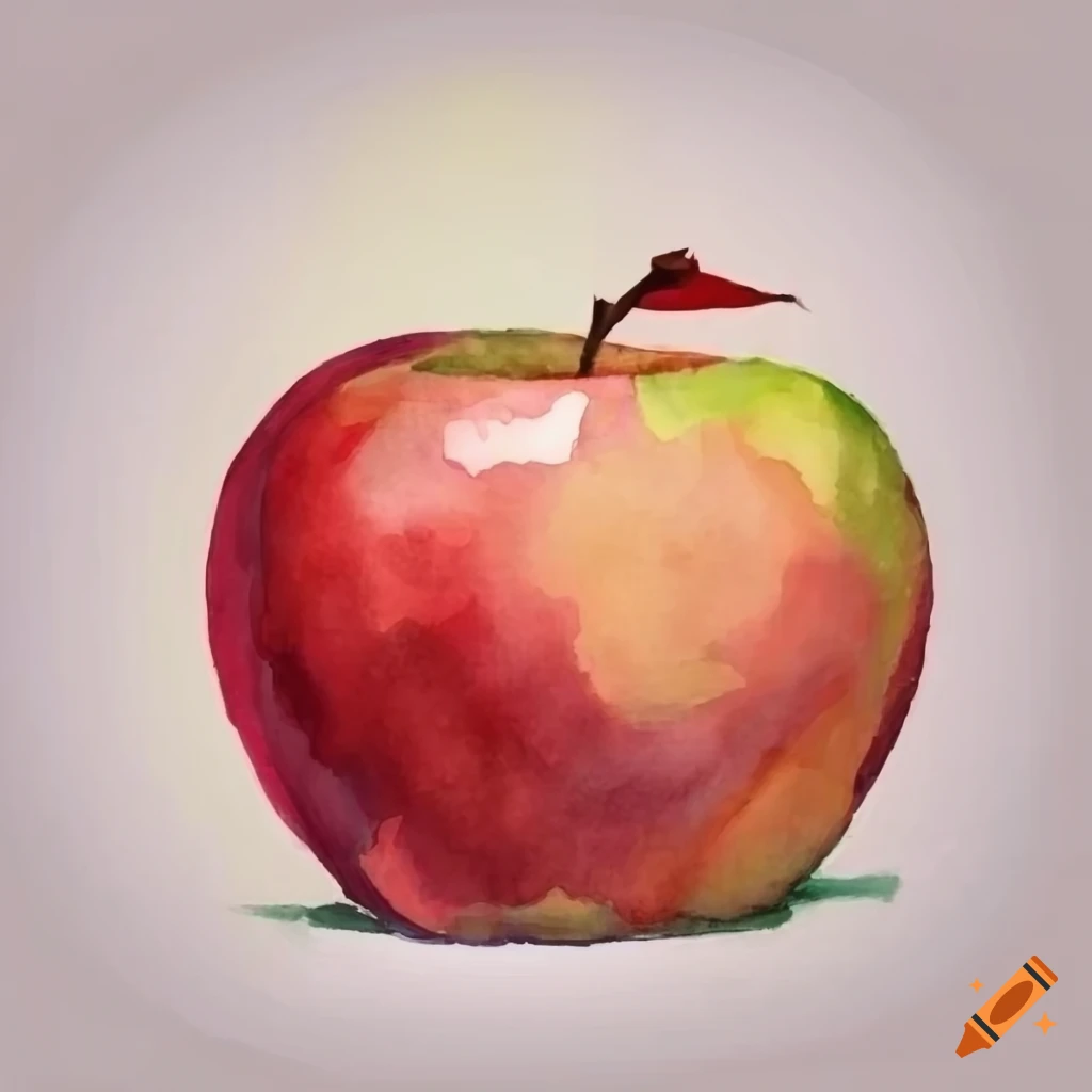 Free Photos - 3D Art Image Of Realistic Drawing A Red Apple With Pencil  Illustration. Generative AI. | FreePixel.com