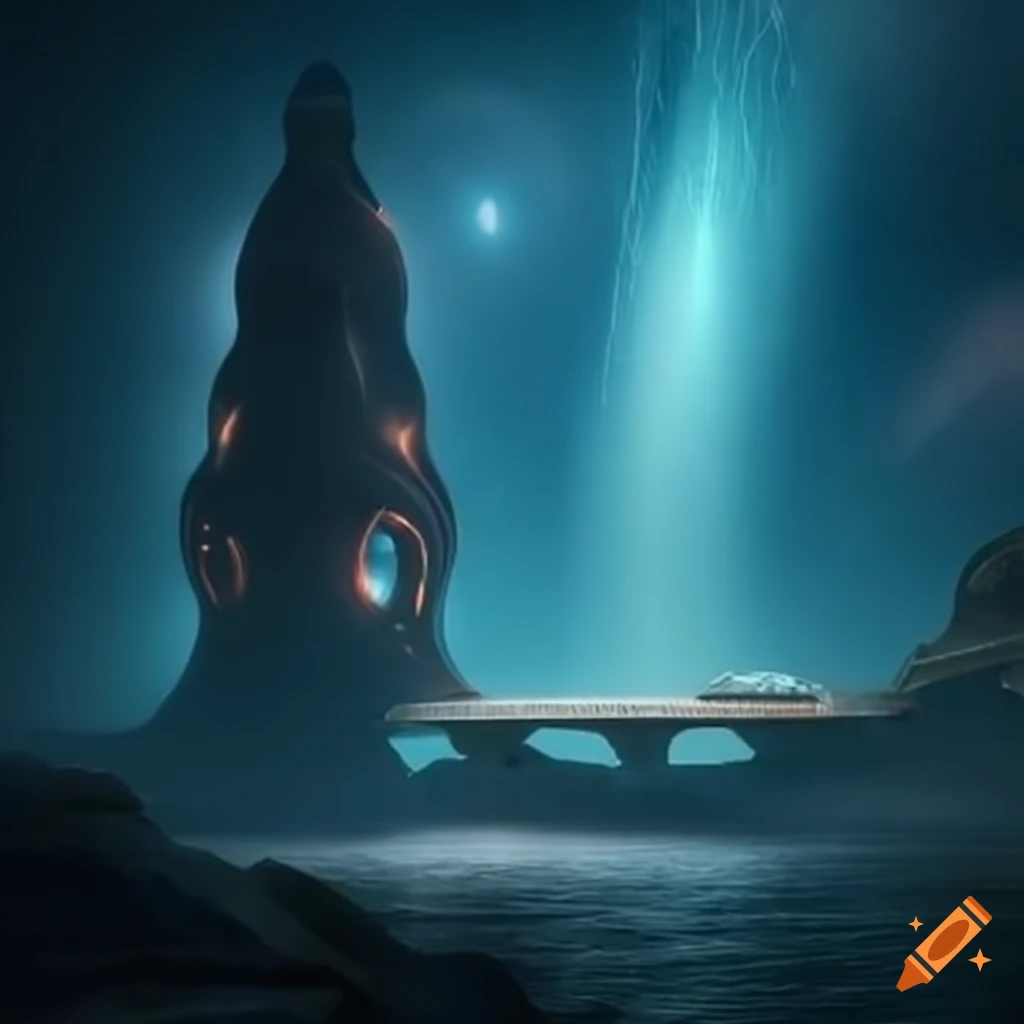 bridge of a starship for mermaids