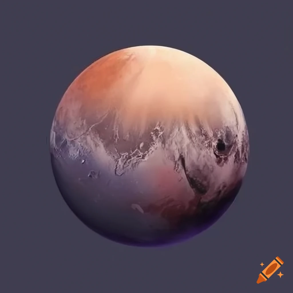 colorful illustration of the planet Pluto