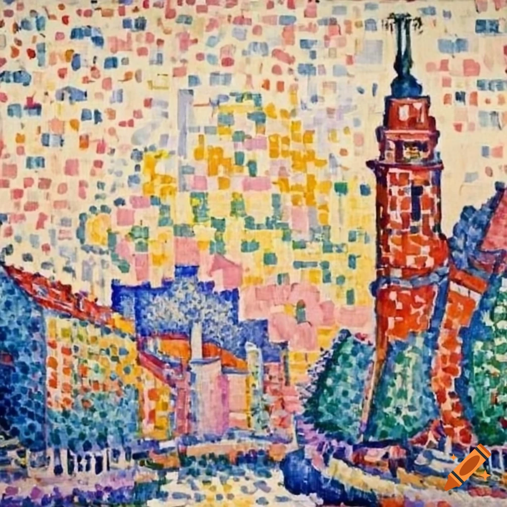 painting of Notre-Dame-de-la-Garde in Marseille