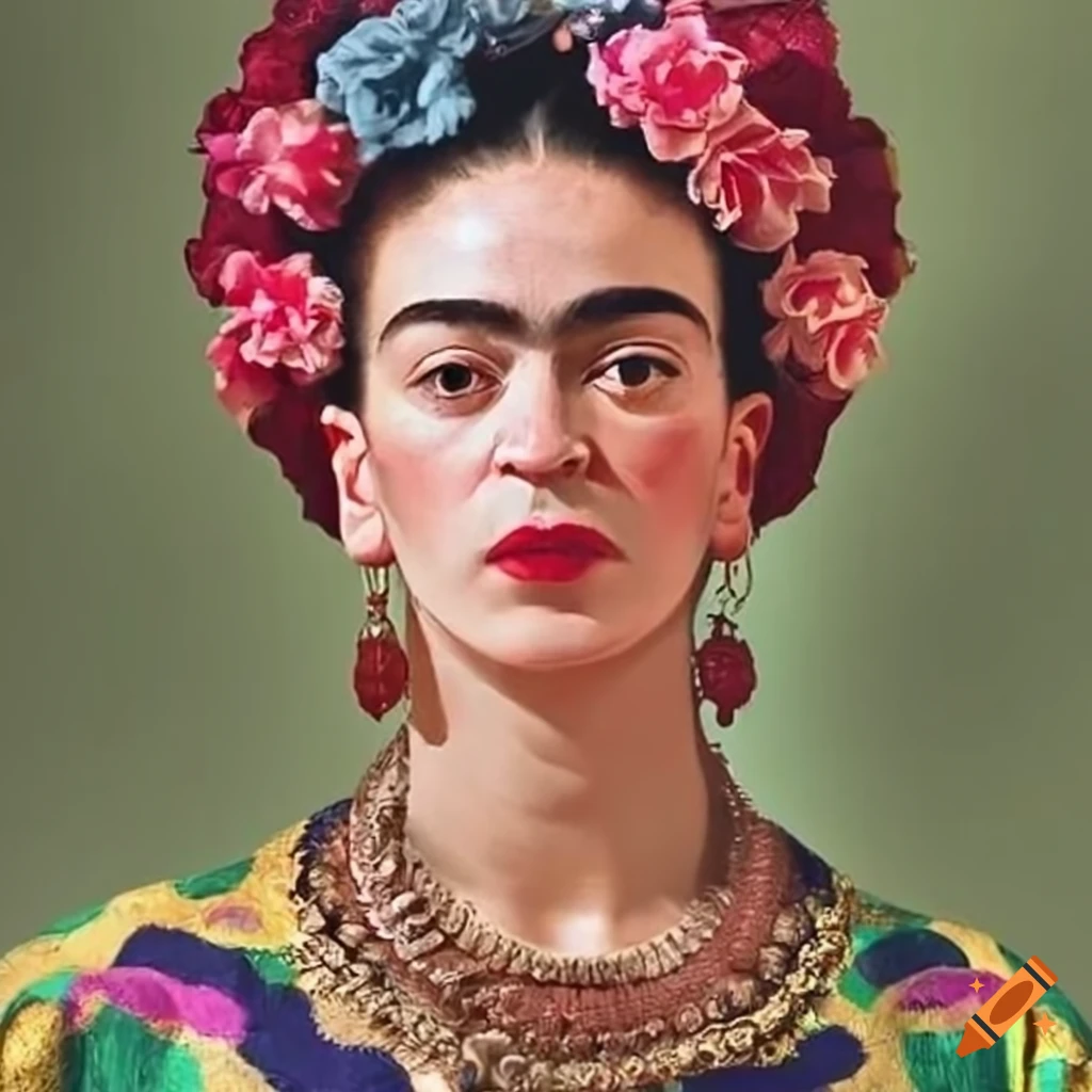 painting of Frida Kahlo