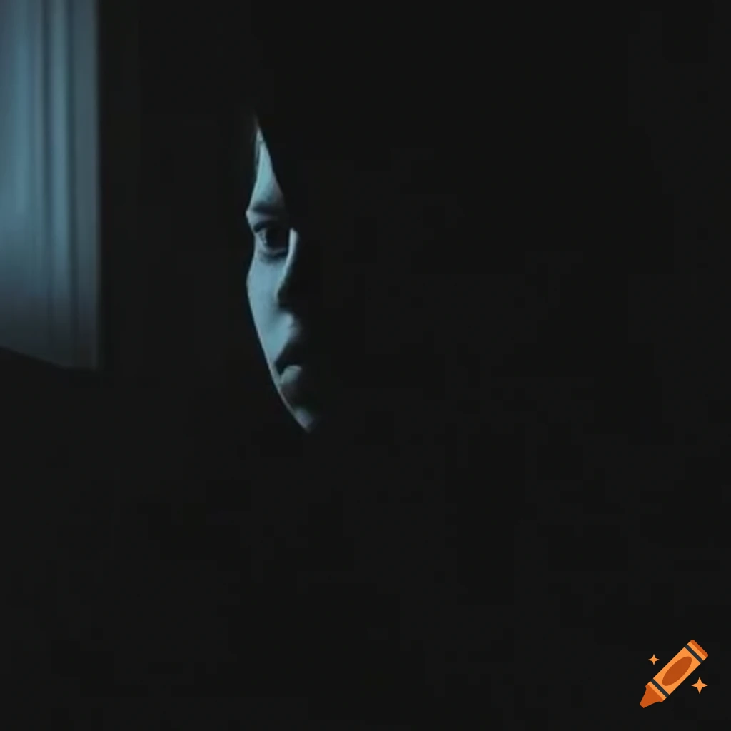 Minimalist poster for the horror movie eyes wide shut on Craiyon