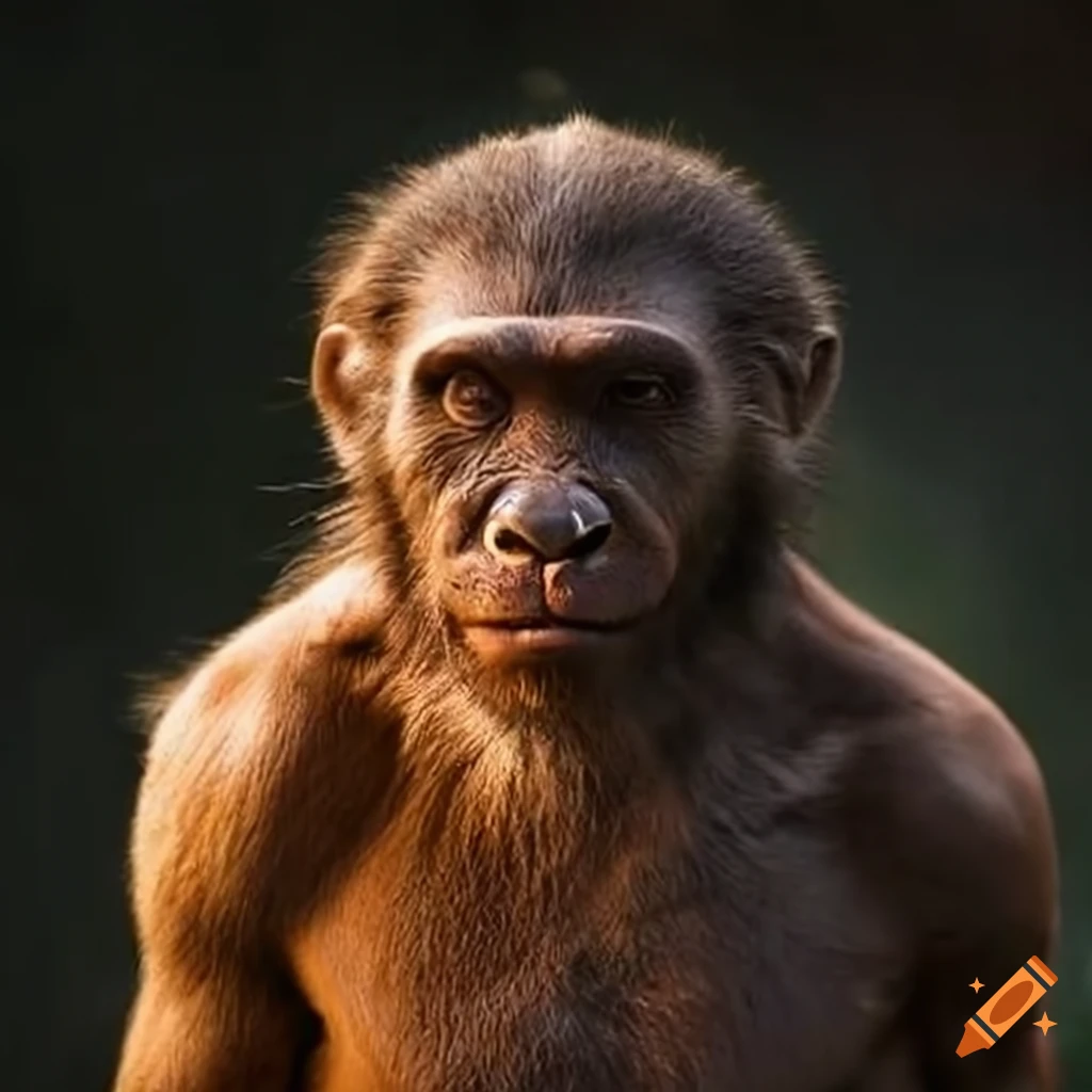 Cavemen hunting wild animals with primitive tools on Craiyon