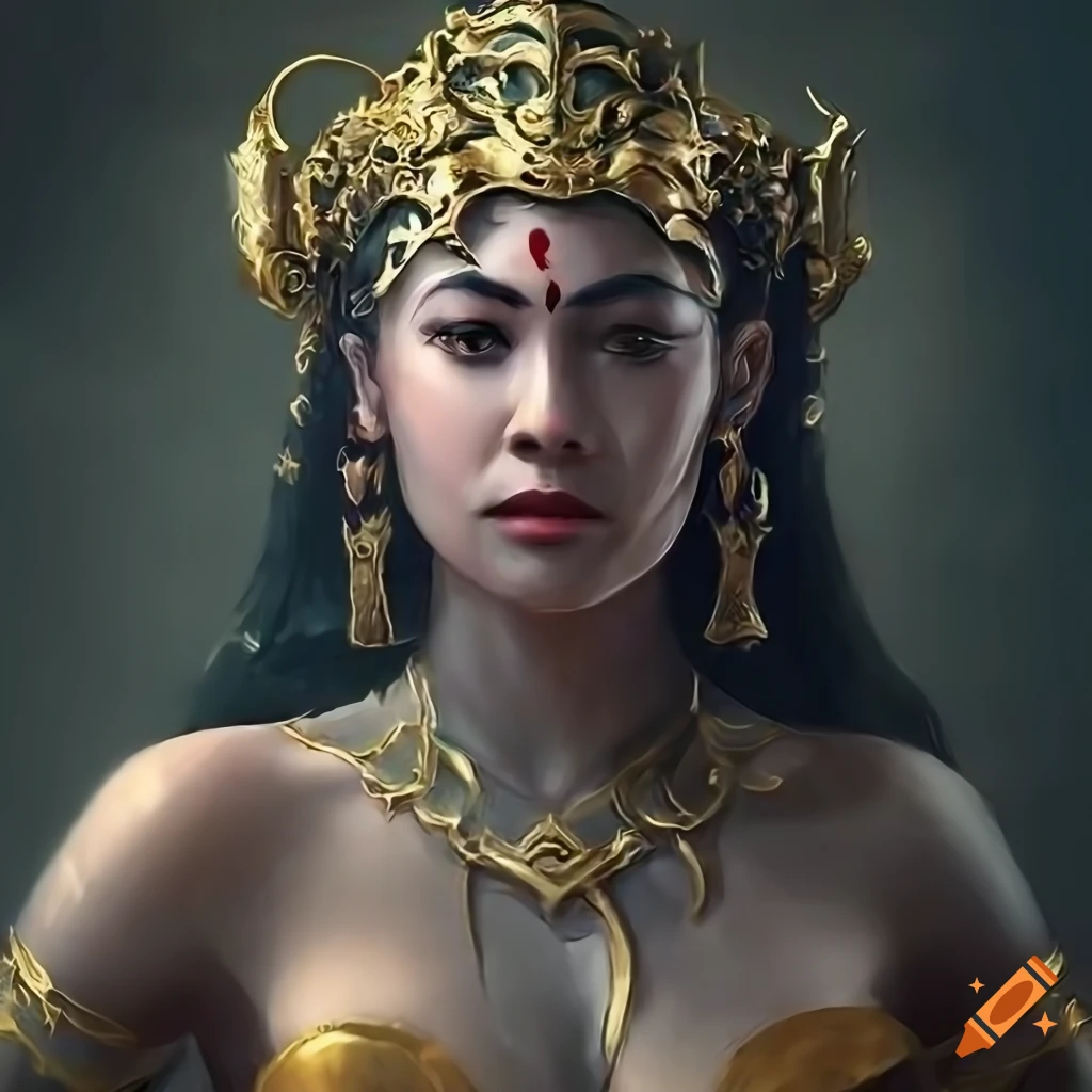 Digital Artwork Of Java Nyi Roro Kidul Queen On Craiyon
