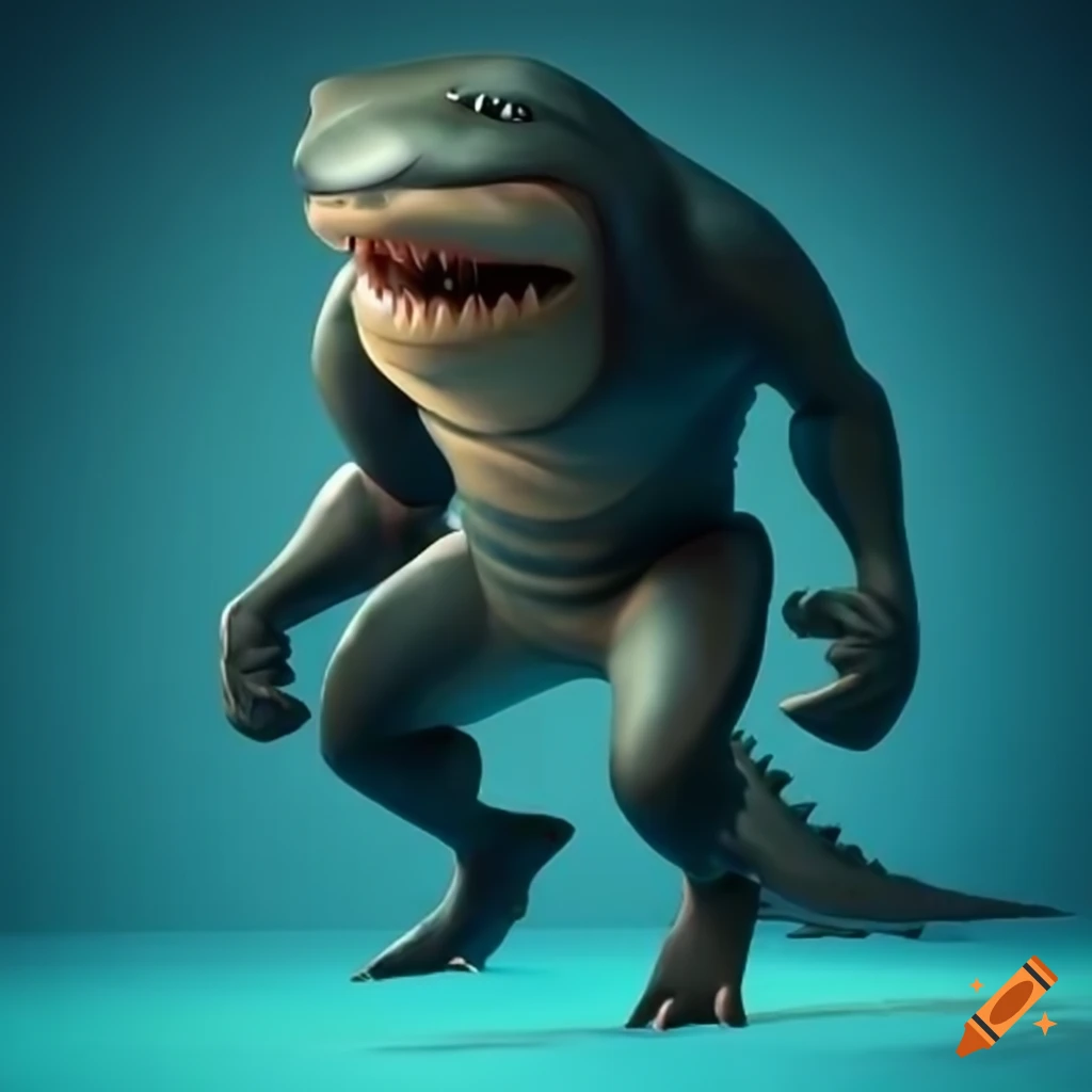 illustration of a sea monster named Steve Harrington