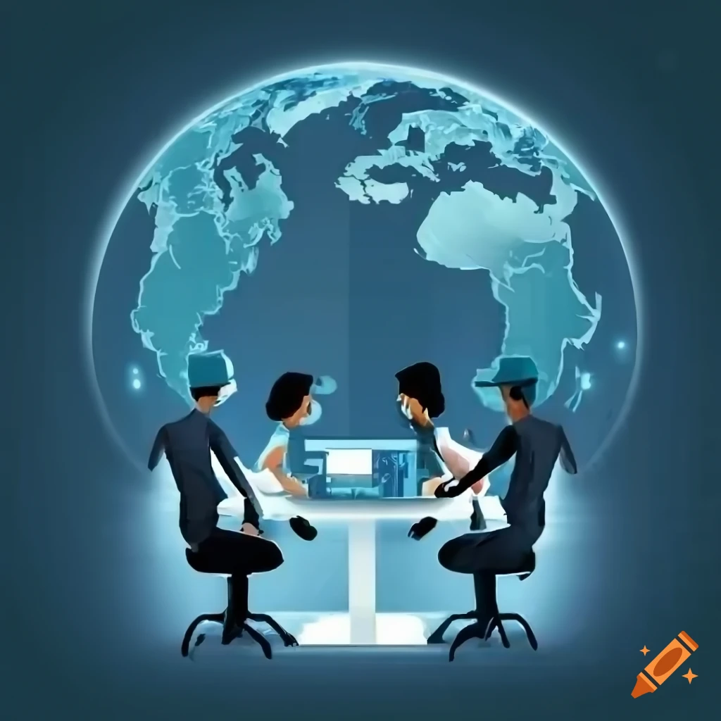 Image of a coding environment with team collaboration